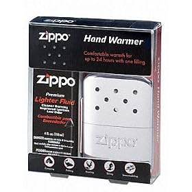 Zippo Hand Warmer High Polish Chrome Pocket Lighter