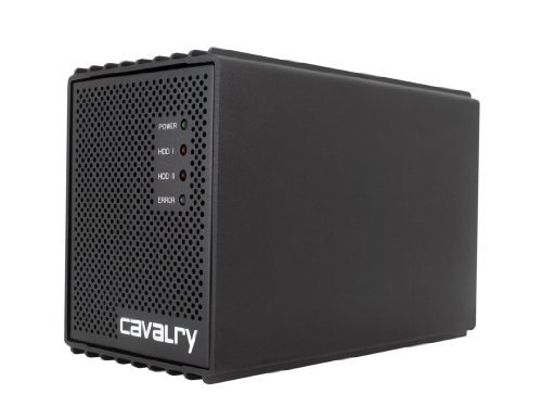 Cavalry Storage CAND Series 1 TB RJ 45 2-bay RAID Network Attached Storage (NAS) External Hard Drive CAND3001T0