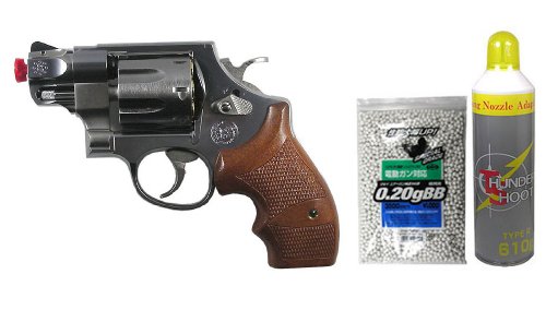 タナカ M327 M&P R8 357 Magnum 2inch ステンレス Smith&Wesson+BB弾0.2g+ガス ロングレンジセット