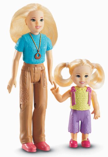 Detail image Fisher Price Loving Family Dollhouse Accessory 2 Pack Figure Set Mom and girl toddler