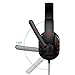 Gaming Headset For PC Mobile Phones with Mic Volume Control (Black and Red )