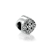 Bling Jewelry Celtic Cross Bead 925 Silver Bead Compatible with Pandora Chamilia Troll Biagi Charms
