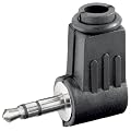 Klinkenstecker 3,5mm, Stereo, Plastikh�lse, Winkel