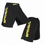 SPRAWL GRIPFLEX COMPETITION BLACK MMA FIGHT SHORTS SIZE 34