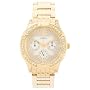 GUESS Watch, Women's Goldtone Crystal Accented Bracelet U13539L1
