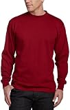 Soffe Men's Men'S Long Sleeve Cotton T-Shirt,Cardinal,MED