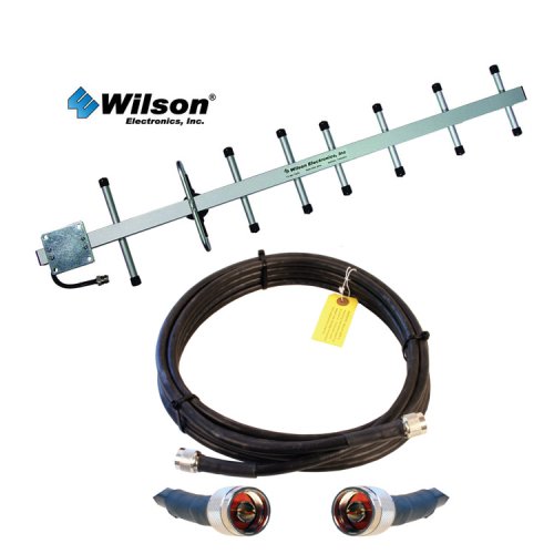 Wilson 14 dB 800 MHz Yagi Cellular Antenna 301111 and Wilson400 20 Feet Ultra Low Loss Coax Cable 952320