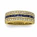 14K Yellow Gold Sapphire & Diamond Bridal