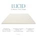 LUCID Topper 2 Inch Ventilated Memory Foam Mattress, Twin