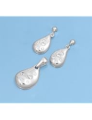 Sterling Silver Sets With Cubic Zirconia
