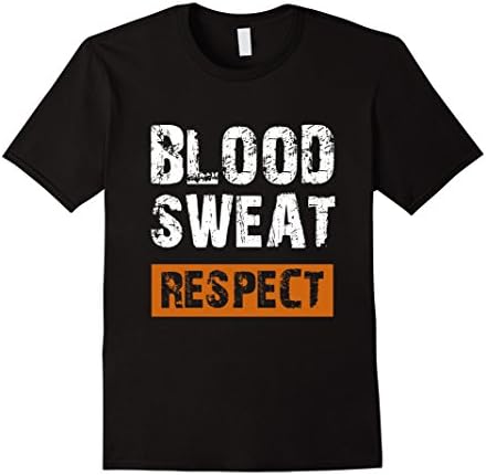 Men's Blood Sweat Respect Tshirt Small Black