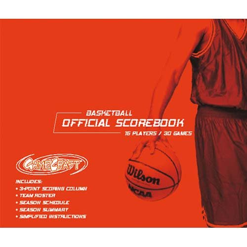 Score Right Gamecraft Basketball Scorebook