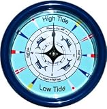 Nautical Tide Clock with Maritime Signal Flag Dial design