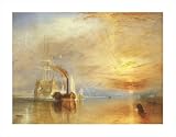 The Fighting Temeraire by Joseph Mallord William Turner,14 in. x 11 in.