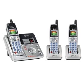 Click here to buy AT&T 6013 5.8GHz Digital Three Handset Expandable Cordless Answering System with CID CW... by AT&T.