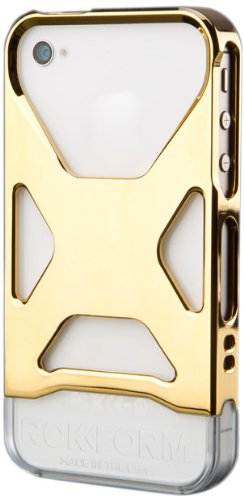 RokForm Fuzion Aluminum Apple iPhone 4 /4S Case (Gold) On Sale