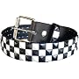 Black and White Studded Punk Rock Belt