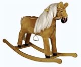ZEI 1732 Palomino Rocking Horse