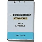 Casio NP-20 Equivalent Camcorder/Digital Camera Battery - 630mAh-T55838