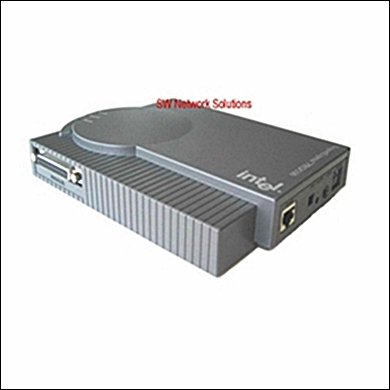 INTEL NETPORT EXPRESS 10/100 SINGLE PORT EXTERNAL PRINT SERVER REFURB p/n PCLA4451