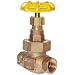 Apollo 122T Series Bronze Globe Valve, Class 150, Inline, Union Bonnet, PTFE Seat, NPT Female