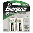 Energizer e2 Rechargeable, Size C, 2-Count (Pack of 3)