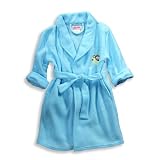 Gyrl Co - Toddler Girls Fleece Robe, Aqua