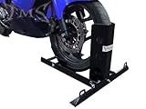 Cheap 1000 lb Motorcycle Trailer Wheel Chock Bike Stand Truck Floor Towing Transport