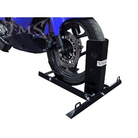 1000 LB MOTORCYCLE TRAILER WHEEL CHOCK BIKE STAND TRUCK FLOOR TOW TOWING TRANSPORT (T-MCSTAND-SN0301-3A)