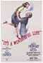 It's a Wonderful Life Poster Italian 27x40 Carl "Alfalfa" Switzer James Stewart Donna Reed