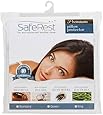 SafeRest Premium Hypoallergenic Bed Bug Proof Zippered Waterproof Pillow Protector (1) Standard Size