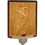 MERMAID & MERMAN CURVED PORCELAIN NIGHT LIGHT DESIGNED BY DAVID DELMARE