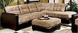 Hermosa Beach Microfiber Sectional By Coaster Furniture With Silver Shipping