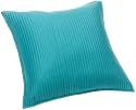 Brentwood Channel Stitch 18-Inch Pillow, Turquoise