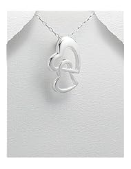 Heart Pendant Necklace In 92.5 Sterling Silver