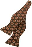 Florida State Bow Tie - Florida State University Black Hand-Tied Bow Tie with FS Logo