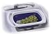 Progressive International 6 Quart Collapsible Over-the Sink Colander, Blue and White