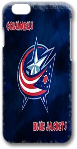 custom and diy for iphone 6 plus 3D NHL Columbus Blue Jackets logo blue background by customhappyshop by shannon fry