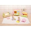 Calico Critters Tabby Twins Sleep n Play Set