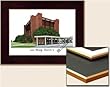 Lamar University Collegiate Laminated Framed Collegiate 18x14 Lithograph