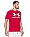 Under Armour Men's CC Sport Style Logo Tee, Small, Red/Steel/White