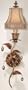 Fine Art Lamps Pastiche 408050 Small Crystal 1-LT 60w (28"H x 8"W) Sconce Lighting in Warm Gold