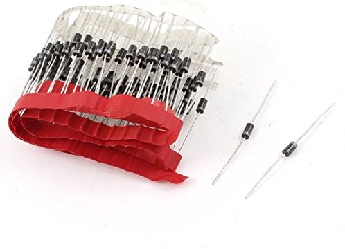 uxcell 1000V 1A Plastic Encapsulated Silicon Rectifier Diodes 100 Pcs