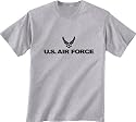 Air Force S/S T-Shirt - Authentic Military Style Physical Training T-Shirt in gray