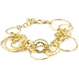 Devon Leigh Multi-Circle 18k Plated Bracelet,