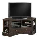 Corner TV Stand Entertainment Center - Antiqued Finish
