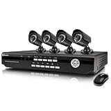 Swann SWDVK-826004 8 Channel DVR w/ 4 Cameras