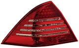Anzo USA 321047 Mercedes-Benz Crystal Lens Red/Clear LED Tail Light Assembly - (Sold in Pairs)