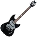 Daisy Rock Rebel Rockit Heart Guitar, Black Pearl