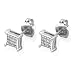 14k Choice of White or Yellow Gold Invisible Set Princess Cut Diamond Earrings (1/4 cttw, G-H Color, I2-I3 Clairty)